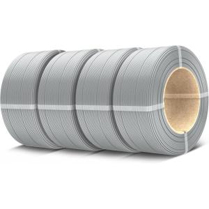 imageSUNLU Refill PETG Filament 175mm PETG Refill 3D Printer Filament Suitable for Bambu Lab Filament and SUNLU Reusable spools 1kg per Spool 4 Pack 4 Colors CMYKWhiteMagentaYellowCyan05kg4 Greygreygreygrey