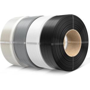 imageSUNLU Refill PETG Filament 175mm PETG Refill 3D Printer Filament Suitable for Bambu Lab Filament and SUNLU Reusable spools 1kg per Spool 4 Pack 4 Colors CMYKWhiteMagentaYellowCyanBlackwhitegreytransparent