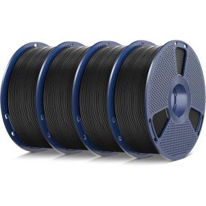 imageSUNLU TPU 3D Printer Filament 175mm High Speed 95A TPU Filament 1KG Flexible 3D Filament for Fast Printing Dimensional Accuracy  003mm Suitable for Most FDM 3D Printers Black4kg Tpu Blackblackblackblack