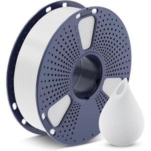 imageSUNLU 3D Printer Filament PETG Filament 175mm Less Stringing Good Layer Adhesion High Toughness PETG Filament 175 002mm 1kg Spool22lbs Green1000g White