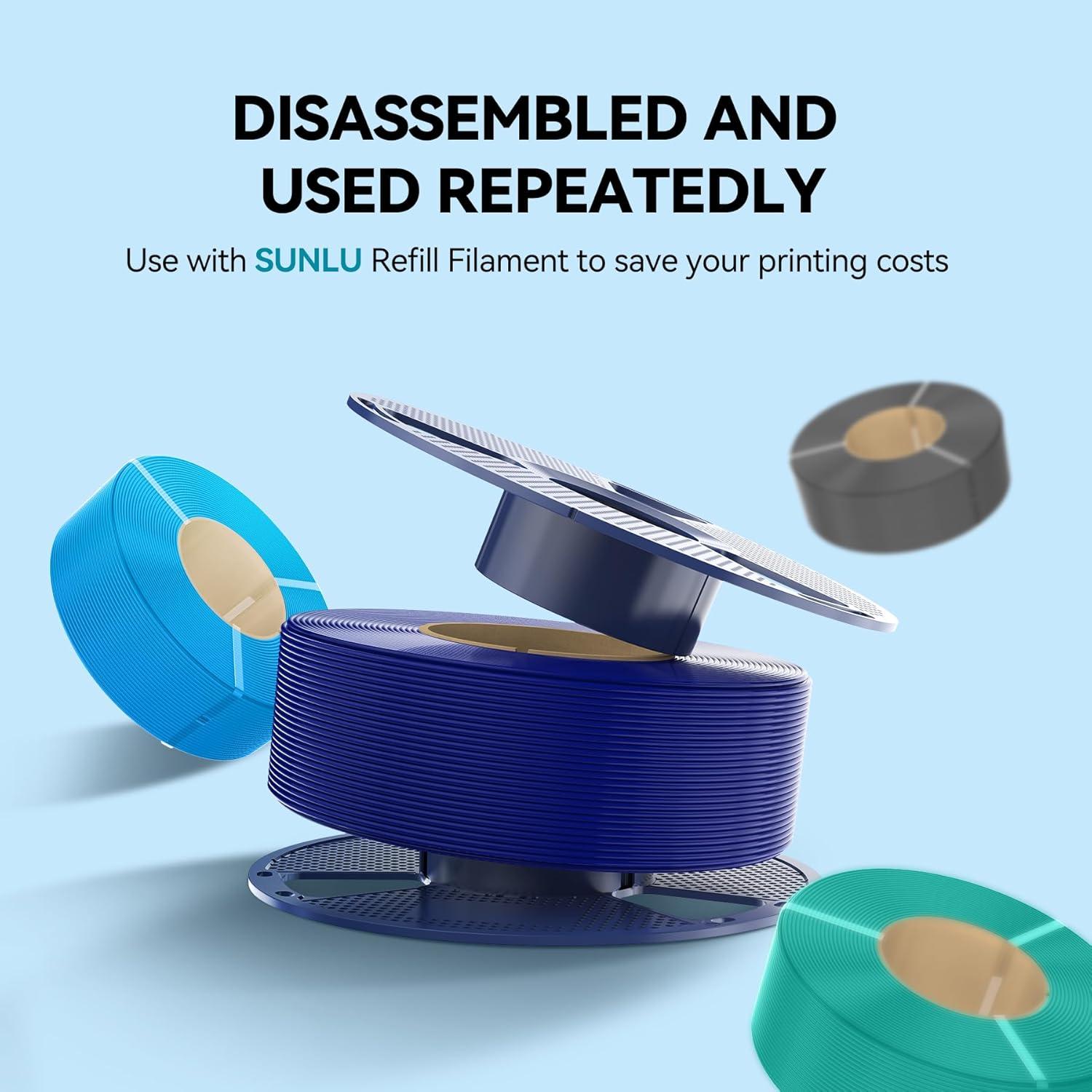 imageSUNLU High Speed Marble PLA Filament 600mms High Speed PLA 3D Printer Filament Natural MarbleLike Texture Smooth Printing 1kg Light Cyan1kg Pla Pink