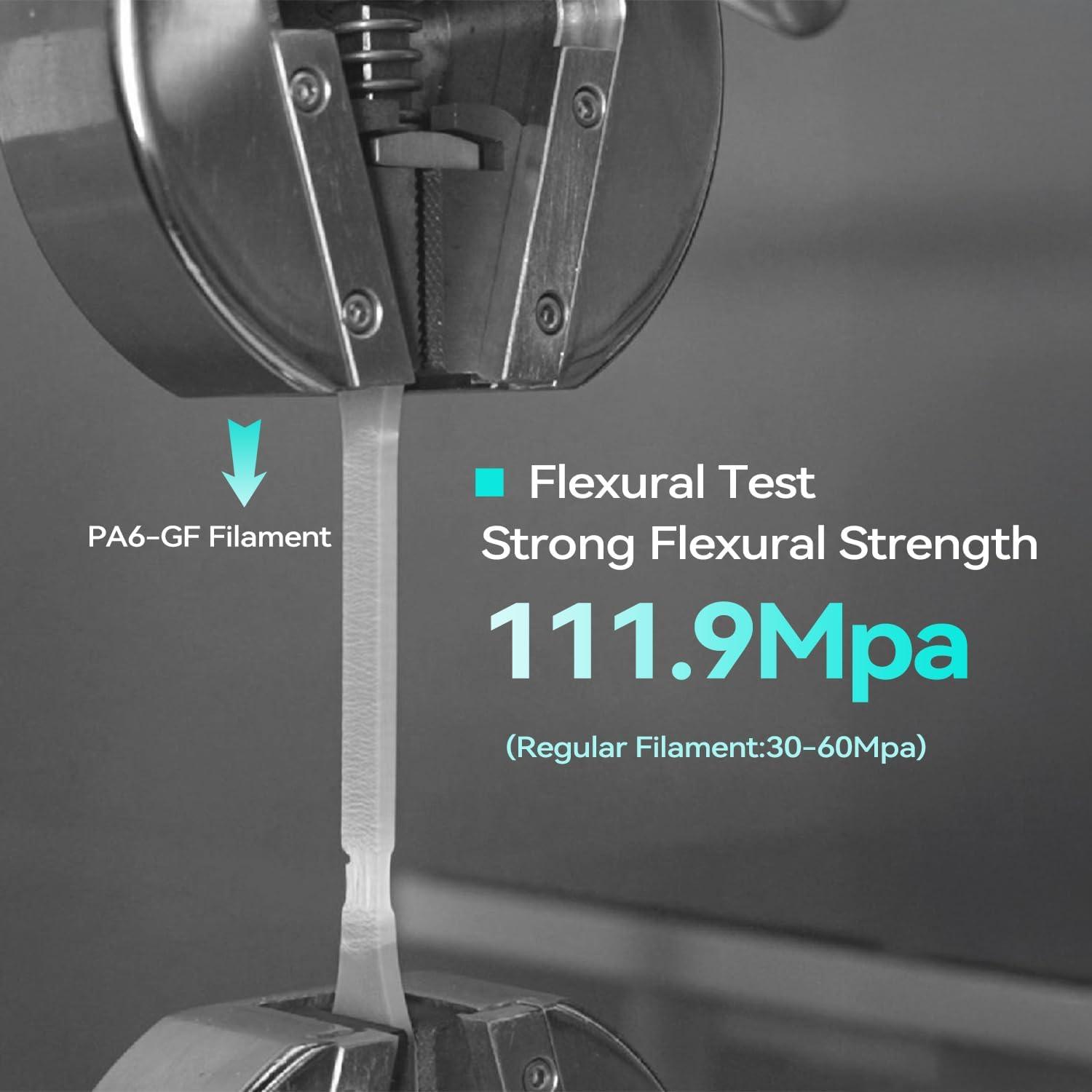 imageSUNLU PP Filament175mm Polypropylene 3D Printer Filament Ultra Tough and Lightweight PP002mm 800gSpool Natural White1000gpa6gf Grey