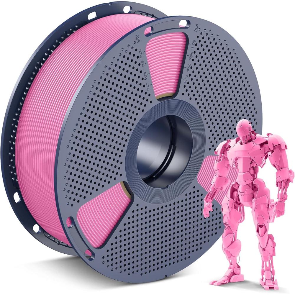 imageSUNLU High Speed Marble PLA Filament 600mms High Speed PLA 3D Printer Filament Natural MarbleLike Texture Smooth Printing 1kg Light Cyan1kg Pla Pink