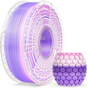 imageSUNLU High Speed Marble PLA Filament 600mms High Speed PLA 3D Printer Filament Natural MarbleLike Texture Smooth Printing 1kg Light CyanRainbow 03