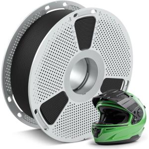 imageSUNLU PP Filament175mm Polypropylene 3D Printer Filament Ultra Tough and Lightweight PP002mm 800gSpool Natural White1kg Pcabs Black