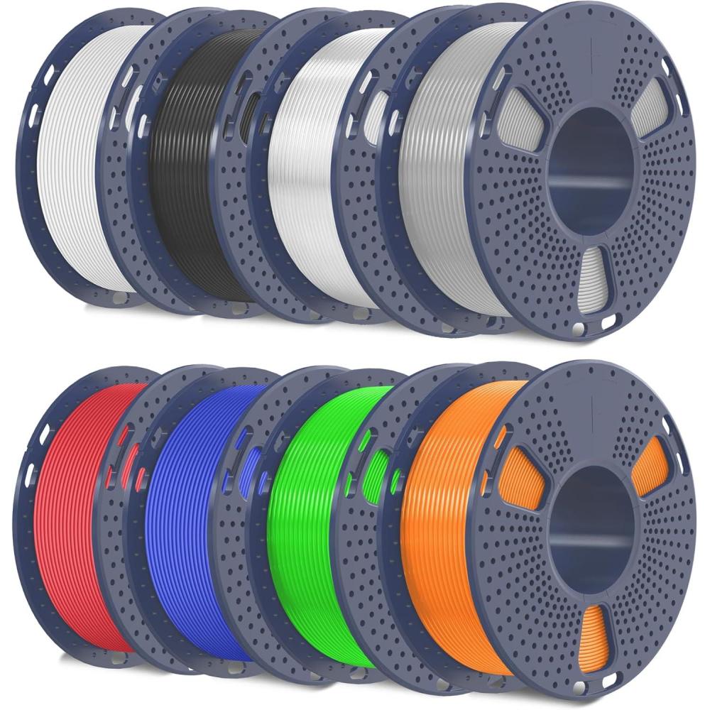 imageSUNLU TPU 3D Printer Filament 175mm High Speed 95A TPU Filament 1KG Flexible 3D Filament for Fast Printing Dimensional Accuracy  003mm Suitable for Most FDM 3D Printers Clear PurpleTpu 0258 Blackwhitetransparentgreyredbluegreenorange