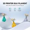 imageSUNLU 500g Silk Rainbow PLA Filament Refill Bundle NoSpool Silk PLA Plus 3D Printer Filament 4 Packs Compatible with Bambu Lab 3D Printers 05KGRoll Total 4 Colors PLA Silk Rainbow500g4 Silverpinkpurpleorange