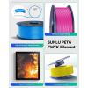 imageSUNLU PETG Filament 175mm 4KG Bundle Less Stringing and Good Layer Adhesion Individually Vacuum Packed 3D Printer Filament 4kg 1kg per Spool Pack of 4 4 Colors WhiteBlueGreenRedCmyk 4kg Petg Whitecyanmagentayellow
