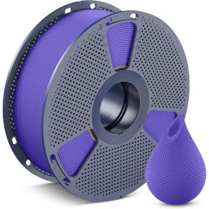 imageSUNLU PETG Filament 175mm 4KG Bundle Less Stringing and Good Layer Adhesion Individually Vacuum Packed 3D Printer Filament 4kg 1kg per Spool Pack of 4 4 Colors WhiteBlueGreenRed1kg Lavender Purple