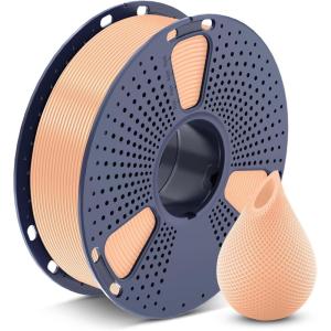 imageSUNLU PETG Filament 175mm 4KG Bundle Less Stringing and Good Layer Adhesion Individually Vacuum Packed 3D Printer Filament 4kg 1kg per Spool Pack of 4 4 Colors WhiteBlueGreenRed1kg Beige Skin