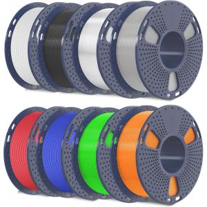 imageSUNLU TPU 3D Printer Filament 175mm High Speed 95A TPU Filament 1KG Flexible 3D Filament for Fast Printing Dimensional Accuracy  003mm Suitable for Most FDM 3D Printers Clear PurpleTpu 0258 Blackwhitetransparentgreyredbluegreenorange