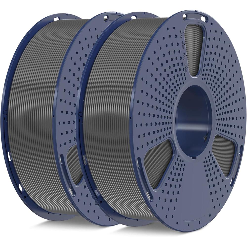 imageSUNLU PLA Filament Bundle 175mm 3D Printer Filament Dimensional Accuracy  002 mm1kg Spool 10 Rolls BlackWhiteGreyBlueGreenTransparent PurpleGreenOrangeBlueRed2kg Pla Plus Greygrey