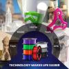 imageSUNLU PLA Filament Bundle 175mm 3D Printer Filament Dimensional Accuracy  002 mm1kg Spool 10 Rolls BlackWhiteGreyBlueGreenTransparent PurpleGreenOrangeBlueRedBlackwhitegreybluegreentransparent Purplegreenorangebluered