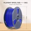 imageSUNLU PLA Filament Bundle 175mm 3D Printer Filament Dimensional Accuracy  002 mm1kg Spool 10 Rolls BlackWhiteGreyBlueGreenTransparent PurpleGreenOrangeBlueRedLarge Spool 5kg Pla Plus Red