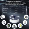 imageSUNLU PLA Filament Bundle 175mm 3D Printer Filament Dimensional Accuracy  002 mm1kg Spool 10 Rolls BlackWhiteGreyBlueGreenTransparent PurpleGreenOrangeBlueRedLarge Spool 3kg Pla Plus White