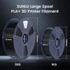 imageSUNLU PLA Filament Bundle 175mm 3D Printer Filament Dimensional Accuracy  002 mm1kg Spool 10 Rolls BlackWhiteGreyBlueGreenTransparent PurpleGreenOrangeBlueRedLarge Spool 2kg Pla Plus Black