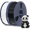 2kg Pla Plus Black+white 2kg Pla Plus Black+white