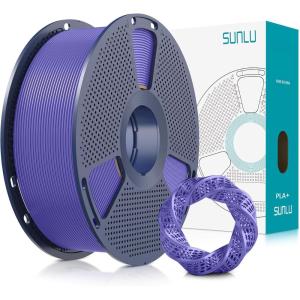 imageSUNLU PLA Filament Bundle 175mm 3D Printer Filament Dimensional Accuracy  002 mm1kg Spool 10 Rolls BlackWhiteGreyBlueGreenTransparent PurpleGreenOrangeBlueRed1kg Pla Plus Lavender Purple