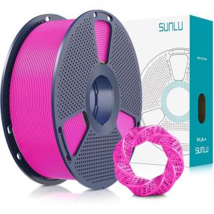 imageSUNLU PLA Filament Bundle 175mm 3D Printer Filament Dimensional Accuracy  002 mm1kg Spool 10 Rolls BlackWhiteGreyBlueGreenTransparent PurpleGreenOrangeBlueRed1kg Pla Plus Magenta