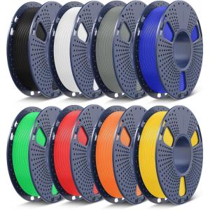 imageSUNLU 3D Printer Filament PLA Plus 175mm SUNLU Neatly Wound 175mm PRO PLA Filament for Most FDM 3D Printer Dimensional Accuracy  002 mm 1 kg Spool22lbs Beige025kg8 Pla Plus Blackwhitegreyredklein Bluegreensunny Orangevivid Yellow