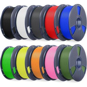 imageSUNLU 3D Printer Filament PLA Plus 175mm SUNLU Neatly Wound 175mm PRO PLA Filament for Most FDM 3D Printer Dimensional Accuracy  002 mm 1 kg Spool22lbs BeigeBlackwhitegreyredbluegreenyelloworangepinkolive Green
