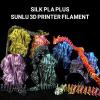 imageSUNLU Silk Dual Color Pla Filament Silk PLA 3D Printer Filament 175mm Shiny Silk Texture Dimensional Accuracy  002mm 1KG Spool 22 lbs PLA Silk Dual Color Blue GreenSilk Fourcolor Red Yellow Green Black
