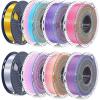 Silk Small Spool - Silk Rainbow*6+light Gold+silver Silk Small Spool - Silk Rainbow*6+light Gold+silver