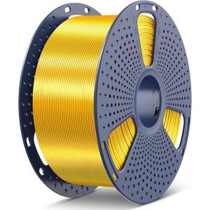 imageSUNLU Silk Dual Color Pla Filament Silk PLA 3D Printer Filament 175mm Shiny Silk Texture Dimensional Accuracy  002mm 1KG Spool 22 lbs PLA Silk Dual Color Blue GreenSilk Large Spool 3kg Light Gold