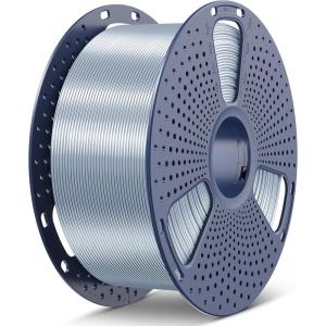 imageSUNLU Silk Dual Color Pla Filament Silk PLA 3D Printer Filament 175mm Shiny Silk Texture Dimensional Accuracy  002mm 1KG Spool 22 lbs PLA Silk Dual Color Blue GreenSilk Large Spool 3kg Silver