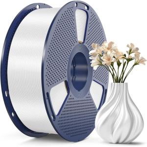 imageSUNLU Silk Dual Color Pla Filament Silk PLA 3D Printer Filament 175mm Shiny Silk Texture Dimensional Accuracy  002mm 1KG Spool 22 lbs PLA Silk Dual Color Blue Green1kg Pla Silk White