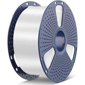 imageSUNLU Silk Dual Color Pla Filament Silk PLA 3D Printer Filament 175mm Shiny Silk Texture Dimensional Accuracy  002mm 1KG Spool 22 lbs PLA Silk Dual Color Blue GreenSilk Large Spool 3kg White