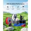 imageSUNLU ASA Filament 175mm UVRainHeat Resistant Tough 3D Printer Filament Great for Printing Outdoor Functional Mechanical Parts 1kg Spool 22lbs NaturalBundle4kg Blacknaturalredblue