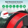 imageSUNLU ASA Filament 175mm UVRainHeat Resistant Tough 3D Printer Filament Great for Printing Outdoor Functional Mechanical Parts 1kg Spool 22lbs Natural1kgasa Red