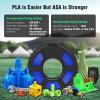 imageSUNLU ASA Filament 175mm UVRainHeat Resistant Tough 3D Printer Filament Great for Printing Outdoor Functional Mechanical Parts 1kg Spool 22lbs Natural1kgasa Blue