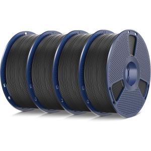 imageSUNLU ASA Filament 175mm UVRainHeat Resistant Tough 3D Printer Filament Great for Printing Outdoor Functional Mechanical Parts 1kg Spool 22lbs NaturalBundle 4000g Asa Blackblackblackblack