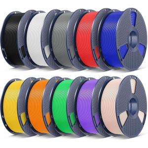 imageSUNLU PETG Glow in The Dark Filament BundleLuminous PETG 3D Printer Filament 175mmDimensional Accuracy  002mm4kg in Total1kg per SpoolWhite Glow BlueWhite Glow GreenGlow BlueGlow RedBundle 10kgblackwhitegreyklein Blueyellowsunny Orangegreenlavender Purplebeige