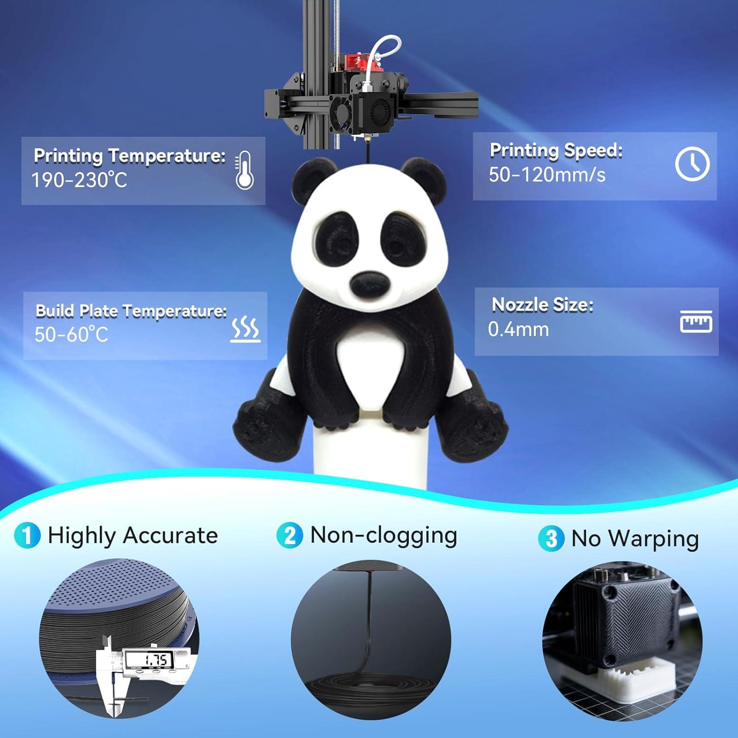 imageSUNLU TPU 3D Printer Filament 175mm High Speed 95A TPU Filament 1KG Flexible 3D Filament for Fast Printing Dimensional Accuracy  003mm Suitable for Most FDM 3D Printers Clear1kg Tputransparent Blue