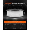 imageSUNLU ABS Filament 175mm 3D Printer Filament Strong and Durable Excellent Toughness Individually Vacuum Packed 4kg in Total 1kg per Spool Pack of 4 BlackOlive GreenSilverYellowLarge Spool 5kg Abs White