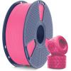imageSUNLU TPU 3D Printer Filament 175mm High Speed 95A TPU Filament 1KG Flexible 3D Filament for Fast Printing Dimensional Accuracy  003mm Suitable for Most FDM 3D Printers Clear1kg Tpu Pink