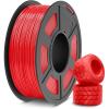 imageSUNLU TPU 3D Printer Filament 175mm High Speed 95A TPU Filament 1KG Flexible 3D Filament for Fast Printing Dimensional Accuracy  003mm Suitable for Most FDM 3D Printers Clear1kg Tpu Red