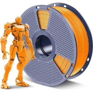 imageSUNLU ABS Filament 175mm 3D Printer Filament Strong and Durable Excellent Toughness Individually Vacuum Packed 4kg in Total 1kg per Spool Pack of 4 BlackOlive GreenSilverYellow1kg Abs Orange