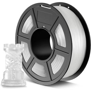 imageSUNLU ABS Filament 175mm 3D Printer Filament Strong and Durable Excellent Toughness Individually Vacuum Packed 4kg in Total 1kg per Spool Pack of 4 BlackOlive GreenSilverYellow1000gabs Transparent