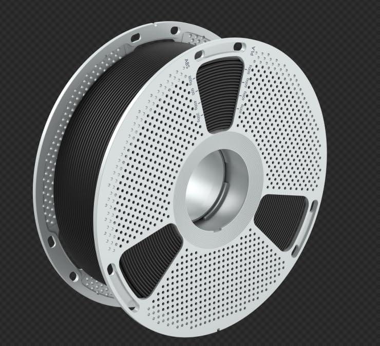 imageSUNLU FRABS 3D Filament 175mm 1KG UL94 V0 Fireproof ABS Filament Tough ampamp Durable Reusable Spool for Electronics Auto Parts ampamp Tools WarpFree Printing 1KG Spool22lbs Black1kg Pcabs Black