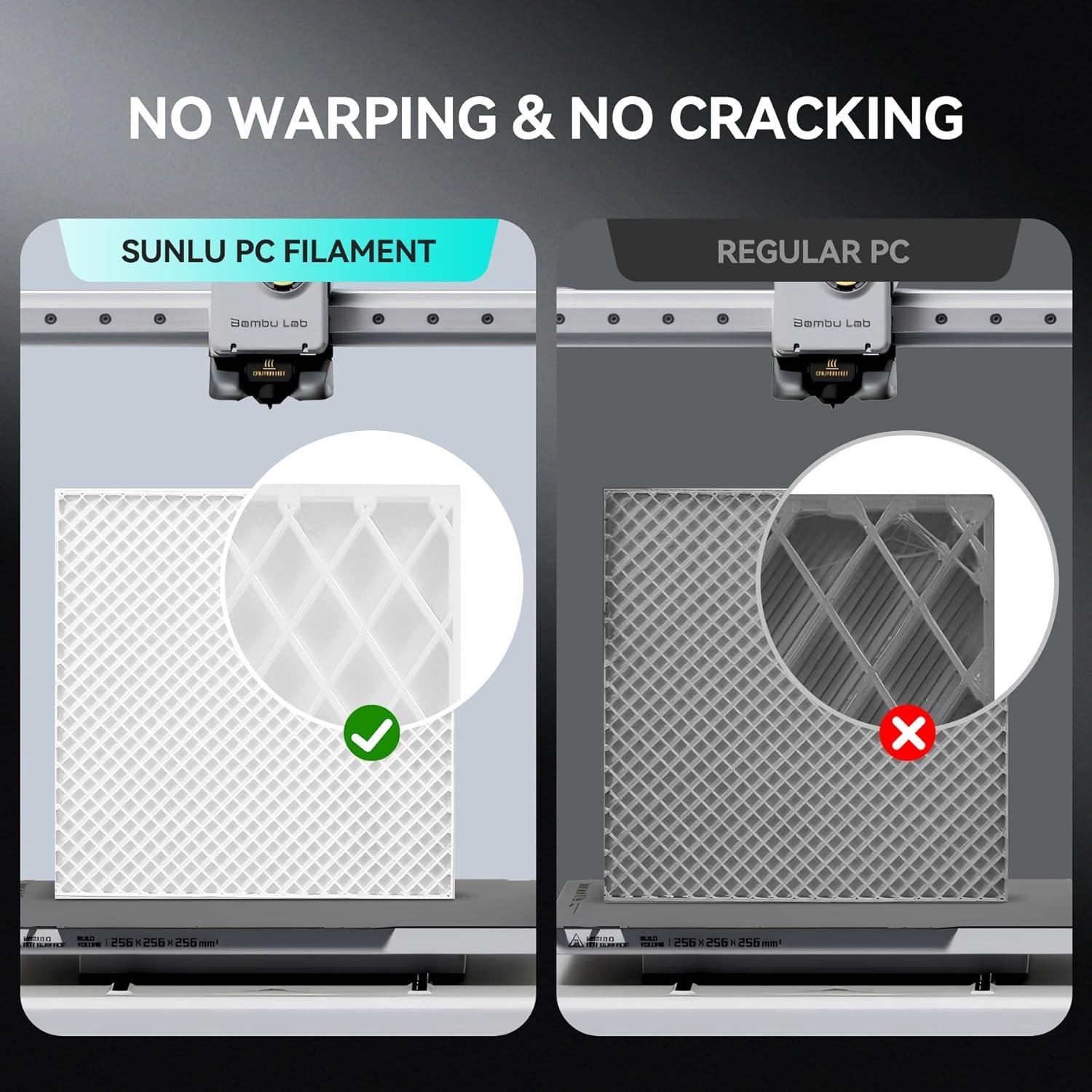 imageSUNLU FRABS 3D Filament 175mm 1KG UL94 V0 Fireproof ABS Filament Tough ampamp Durable Reusable Spool for Electronics Auto Parts ampamp Tools WarpFree Printing 1KG Spool22lbs Black1kgpc Natural White