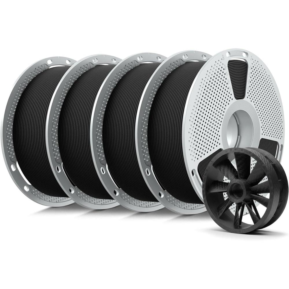 imageSUNLU FRABS 3D Filament 175mm 1KG UL94 V0 Fireproof ABS Filament Tough ampamp Durable Reusable Spool for Electronics Auto Parts ampamp Tools WarpFree Printing 1KG Spool22lbs Black4kg Pa12cf Blackblackblackbalck