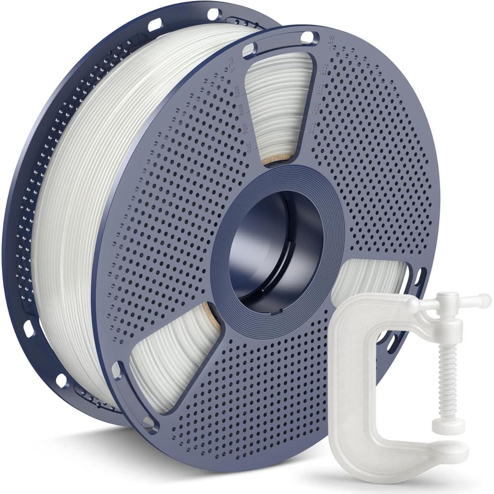 imageSUNLU FRABS 3D Filament 175mm 1KG UL94 V0 Fireproof ABS Filament Tough ampamp Durable Reusable Spool for Electronics Auto Parts ampamp Tools WarpFree Printing 1KG Spool22lbs Black800g Pp Natural White