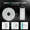 imageSUNLU FRABS 3D Filament 175mm 1KG UL94 V0 Fireproof ABS Filament Tough ampamp Durable Reusable Spool for Electronics Auto Parts ampamp Tools WarpFree Printing 1KG Spool22lbs Black1kgpc Natural White