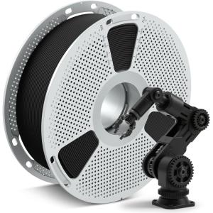 imageSUNLU FRABS 3D Filament 175mm 1KG UL94 V0 Fireproof ABS Filament Tough ampamp Durable Reusable Spool for Electronics Auto Parts ampamp Tools WarpFree Printing 1KG Spool22lbs Black1000gpa12cf Black