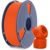 imageSUNLU TPU 3D Printer Filament 175mm High Speed 90A TPU Filament 1KG Flexible 3D Filament for Fast Printing Dimensional Accuracy  003mm Suitable for Most FDM 3D Printers Black1kg Tpu Orange