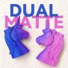 imageSUNLU PLA Matte Filament 16 Color Bundle Multicolor PLA 3D Printer Filament 175mm Mini Spool Matte Finish Individually Vacuum Packed 16 Pack1kg Pla Matte Dual Blue Red